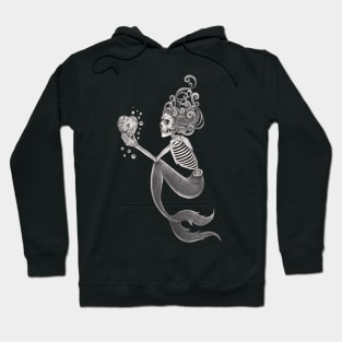 Mermaid skull. Hoodie